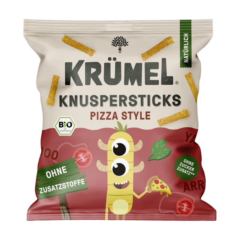 Krümel Krümel Bio Sticks Pizza 25g - Produktbild