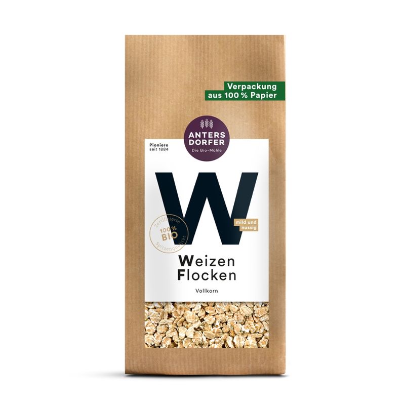 Antersdorfer - Die Bio-Mühle Bio Weizen Flocken (Vollkorn) - Produktbild