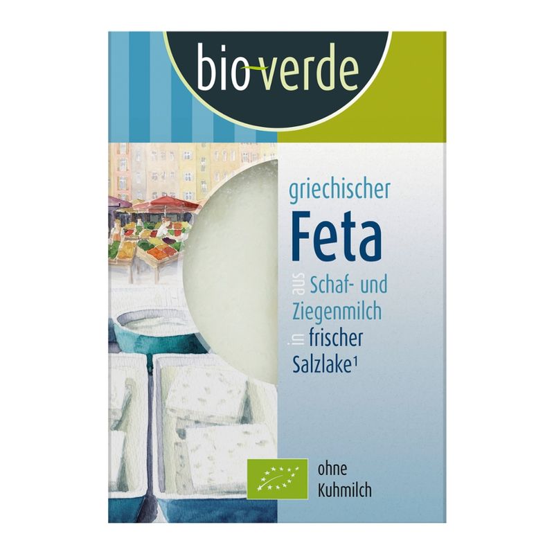 bio-verde Original griechischer Feta in Salzlake 200 g - Produktbild