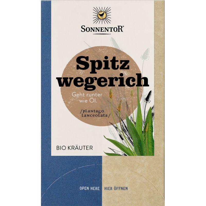 Sonnentor Spitzwegerich, Doppelkammerbeutel - Produktbild