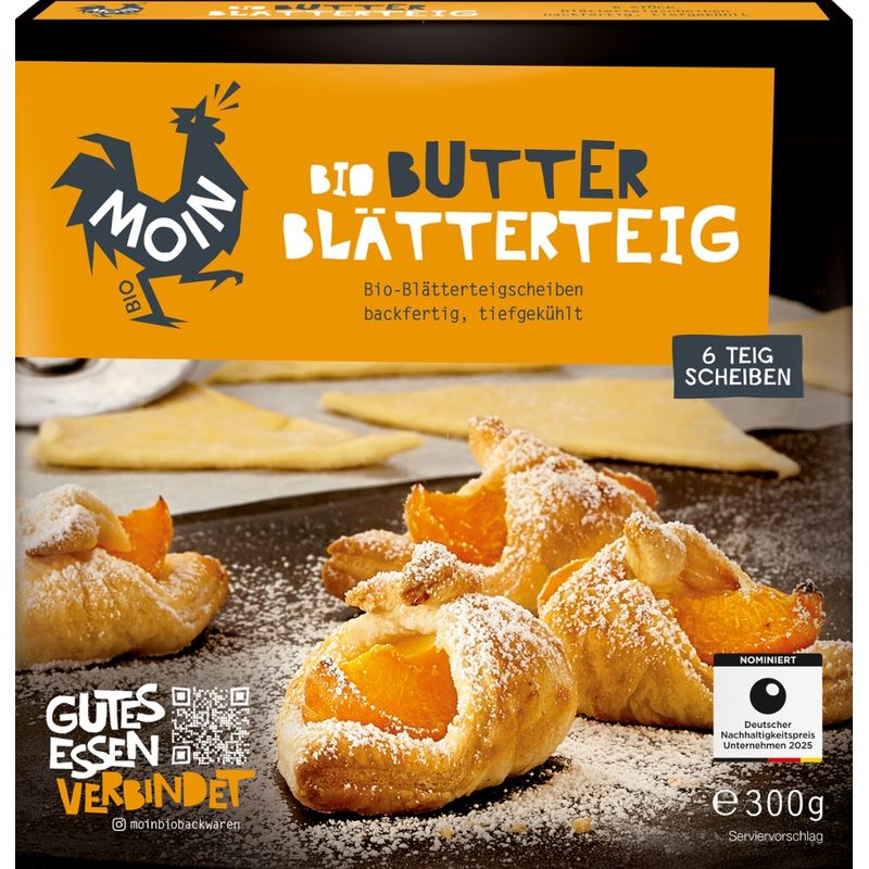 Moin Bio Backwaren Bio Butter Blätterteig - Produktbild