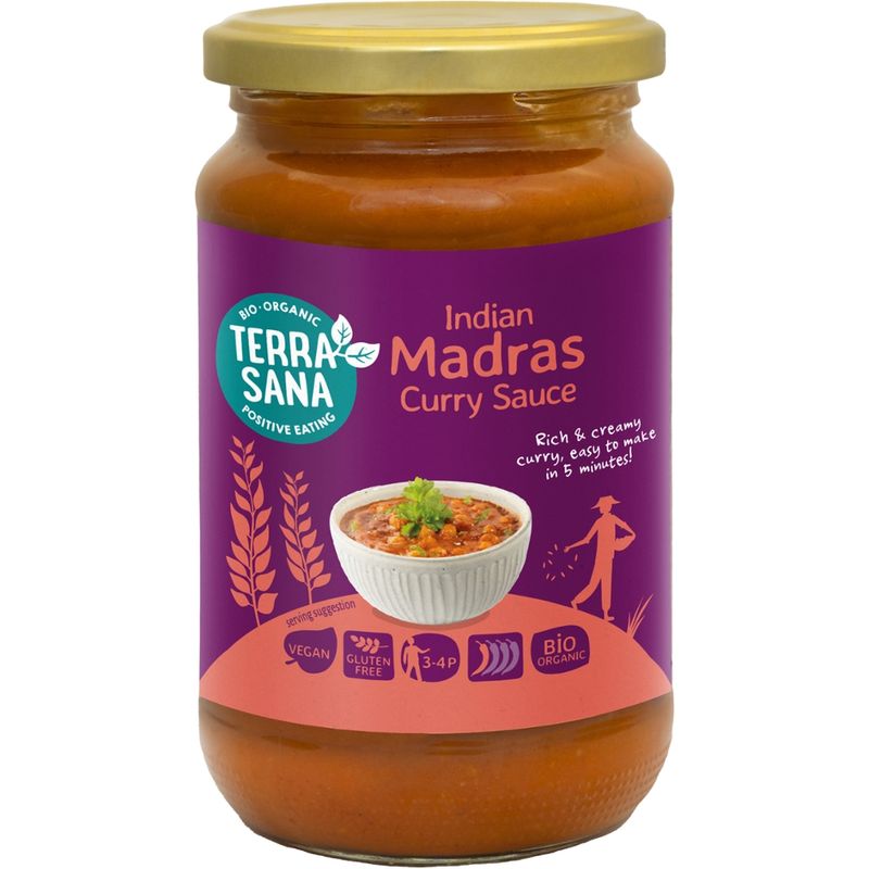 TerraSana Indische Madras Currysauce - Produktbild