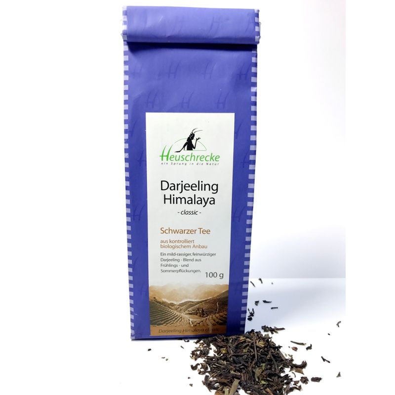 Heuschrecke Darjeeling Himalaya classic, Schwarztee, kbA - Produktbild