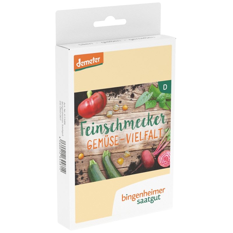Bingenheimer Saatgut Feinschmecker-Gemüse-Vielfalt - 5 Sorten für das Feinschmeckerherz - Produktbild
