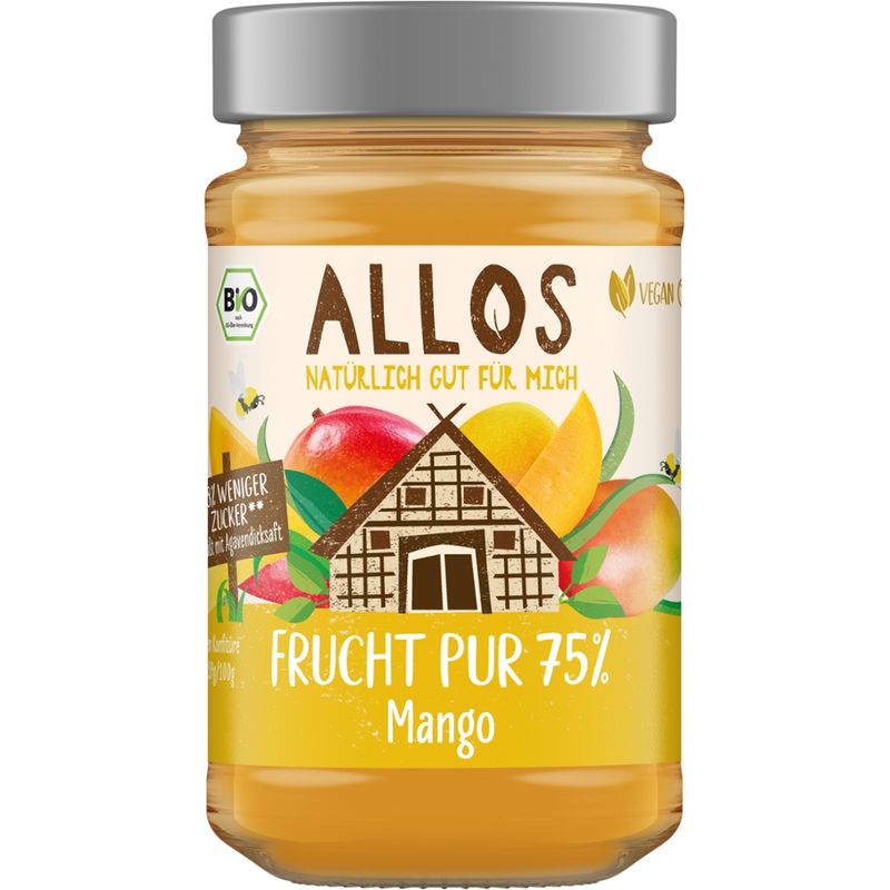 Allos Frucht Pur 75% Mango - Produktbild
