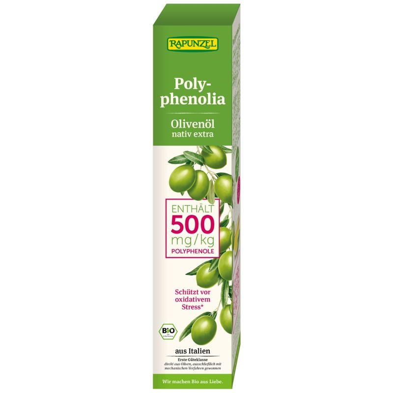 Rapunzel Olivenöl Polyphenolia, nativ extra - Produktbild