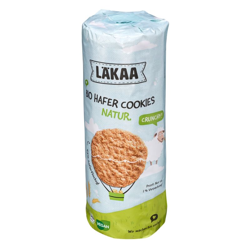 Läkaa Läkaa Bio Hafercookies Natur - Produktbild