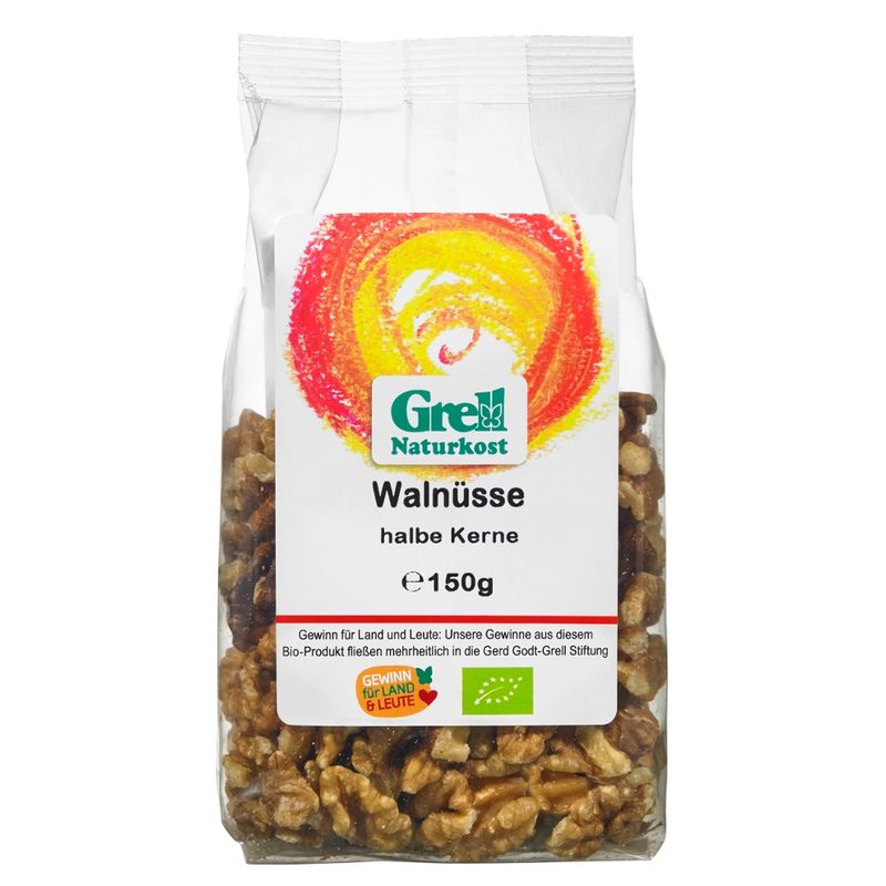 Grell Naturkost Walnüsse halbe Kerne - Produktbild
