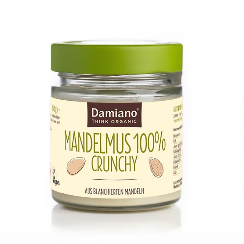 DAMIANO  DAMIANO MANDELMUS 100% CRUNCHY - AUS BLANCHIERTEN MANDELN - Produktbild