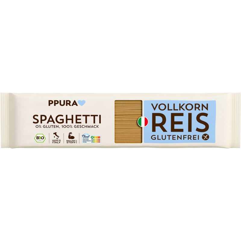 PPURA BIO Spaghetti aus Vollkornreis (glutenfrei) - Produktbild