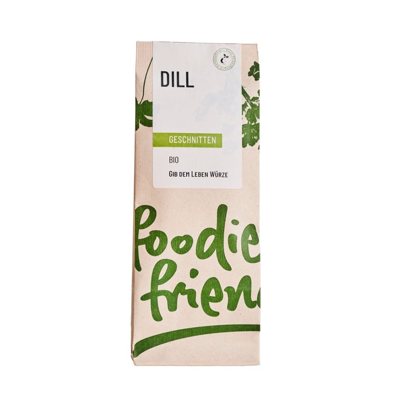 foodie & friends BIO Dill geschnitten in einer kompostierbaren Tüte - Produktbild