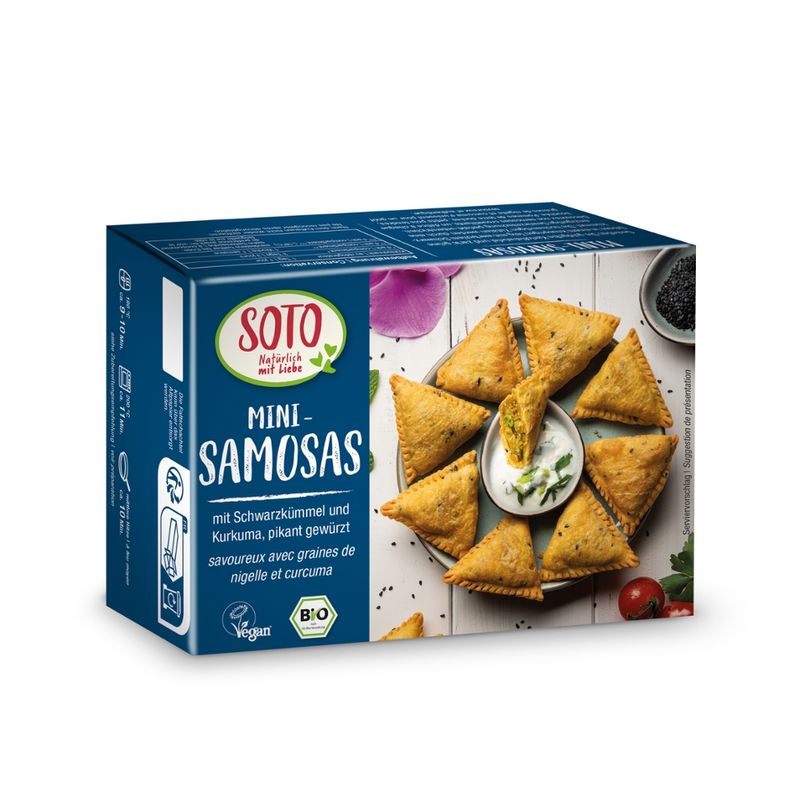 SOTO Bio Mini-Samosas tiefgekühlt - Produktbild