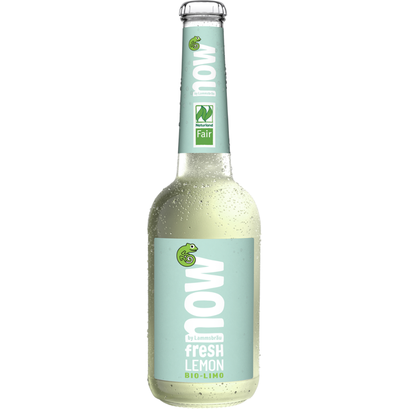 now now Bio Limo Fresh Lemon 0,33l - Produktbild