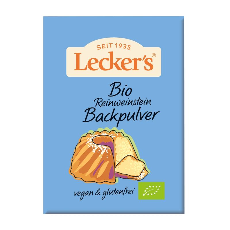 Lecker´s Bio Reinweinstein Backpulver - Produktbild