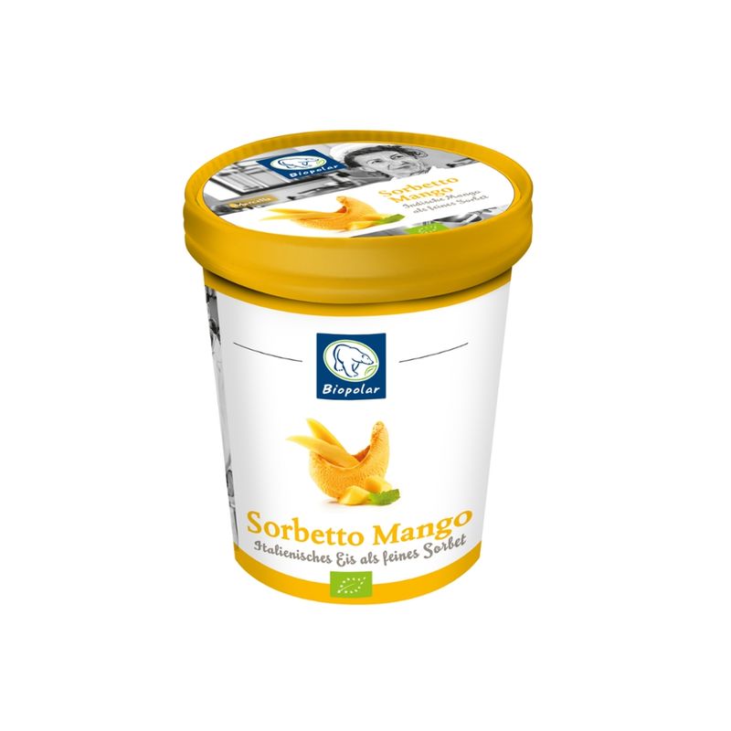 Biopolar Sorbetto Mango - Feines Sorbet aus Indischer Mango - Produktbild