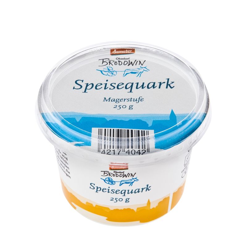 Ökodorf Brodowin Demeter Magerquark, 250g im Becher - Produktbild