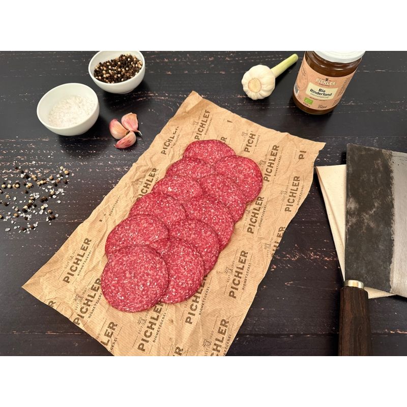 Biometzgerei Pichler Bio-Rindersalami, Bioland - Produktbild