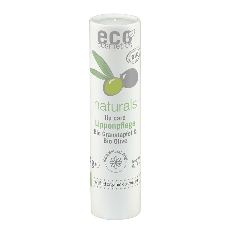 eco cosmetics Lippenpflegestift mit Granatapfel und Olive - Produktbild