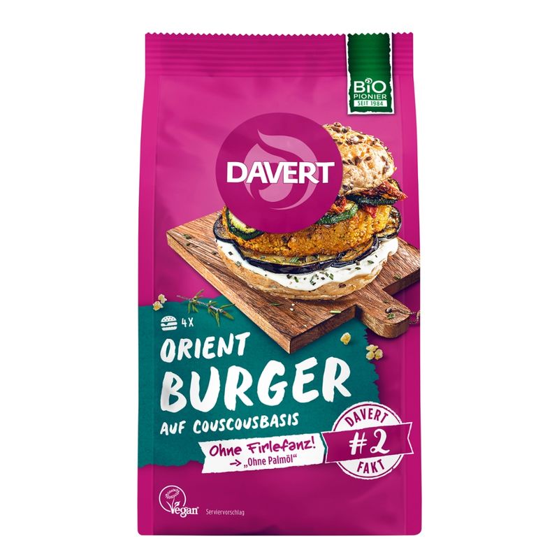 Davert Orient Burger 185g - Produktbild