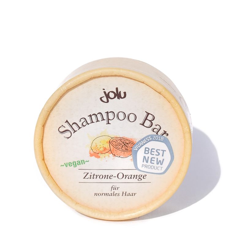 jolu Naturkosmetik Shampoo Bar Zitrone Orange - Produktbild