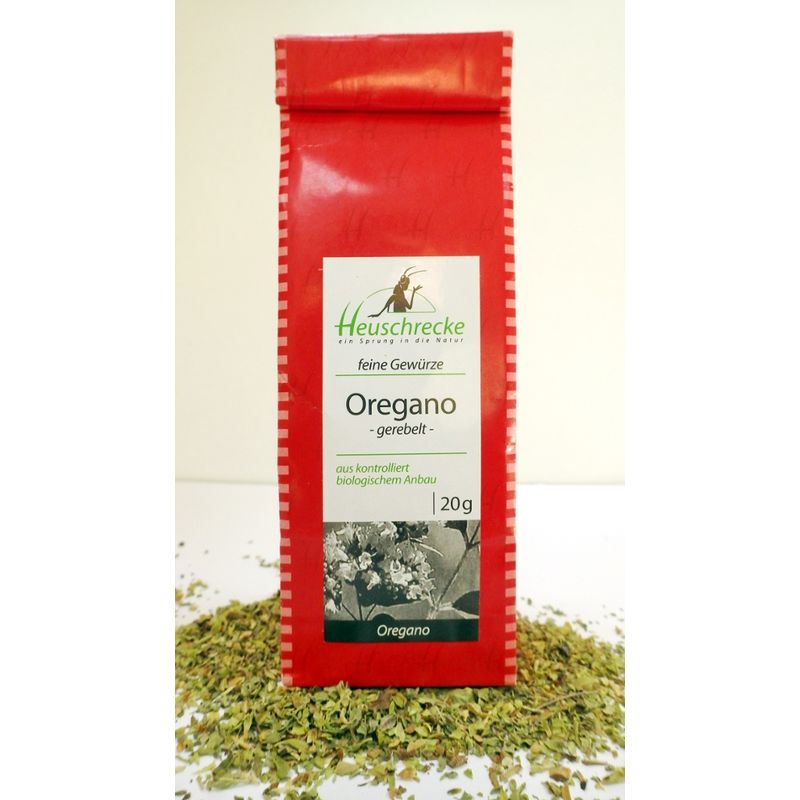 Heuschrecke Oregano gerebelt, kbA - Produktbild