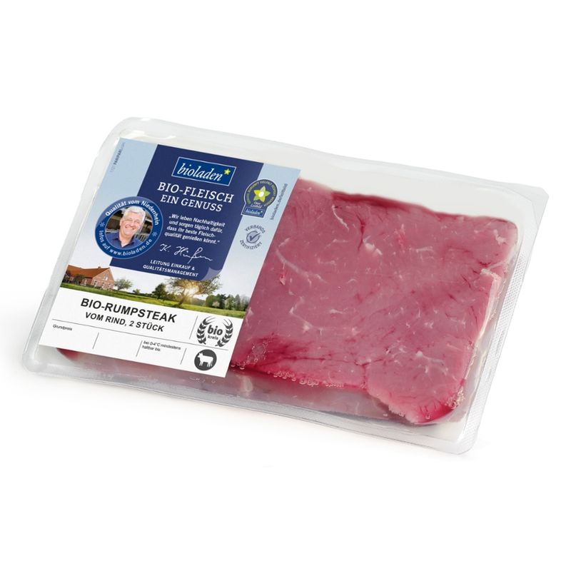 bioladen Rumpsteak vom Rind, 2 Stück - Produktbild