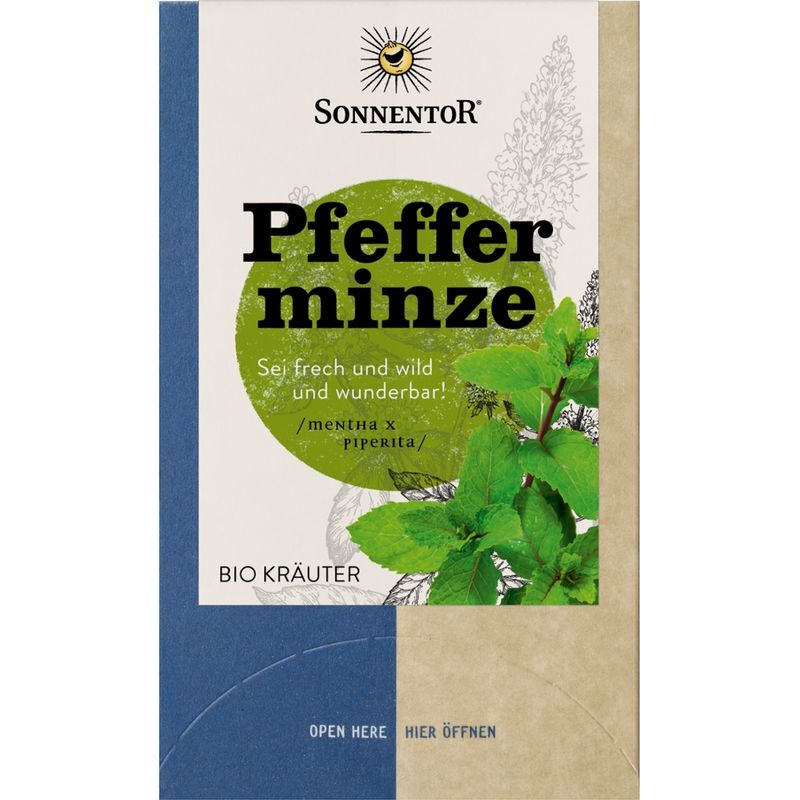 Sonnentor Pfefferminze, Doppelkammerbeutel - Produktbild