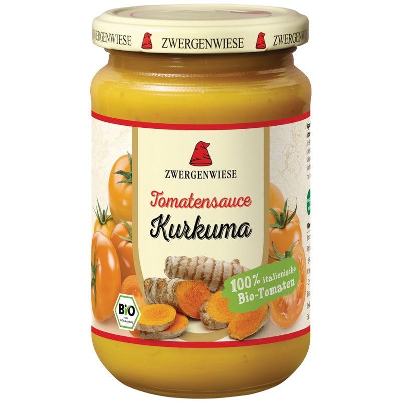 Zwergenwiese Tomatensauce Kurkuma - Produktbild