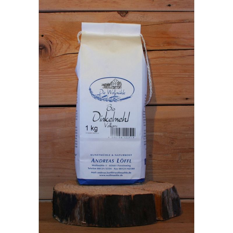 Die Wolfmühle Bio Dinkelvollkornmehl - Produktbild