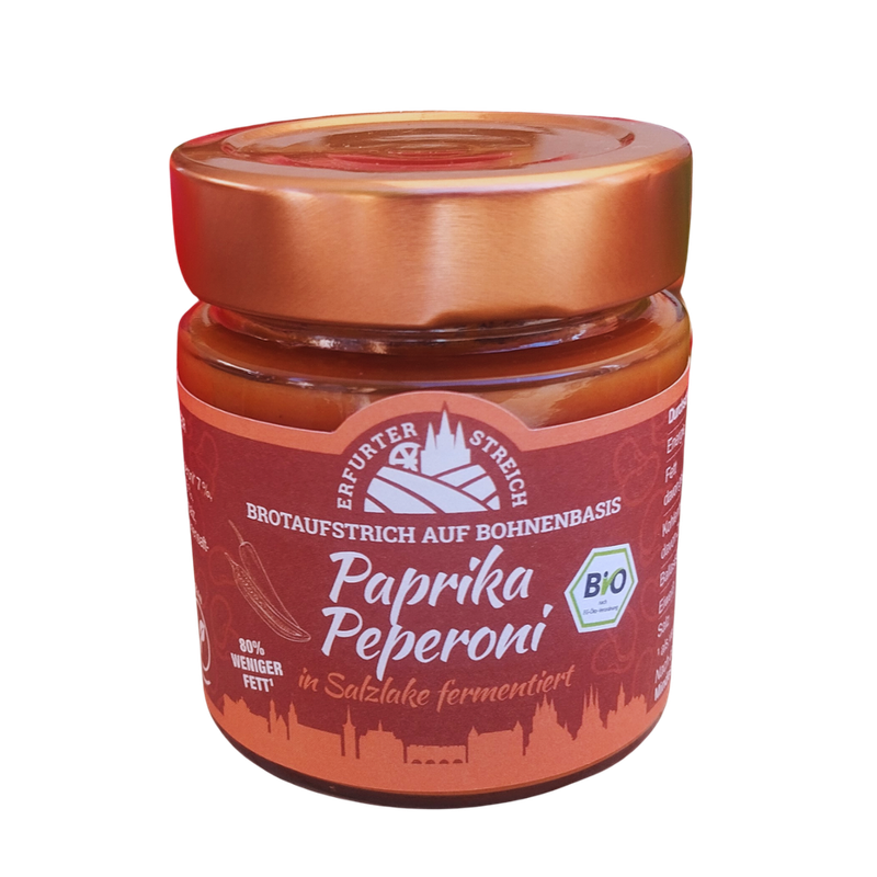 Erfurter Streich Erfurter Streich Bio Brotaufstrich Paprika-Peperoni - Produktbild