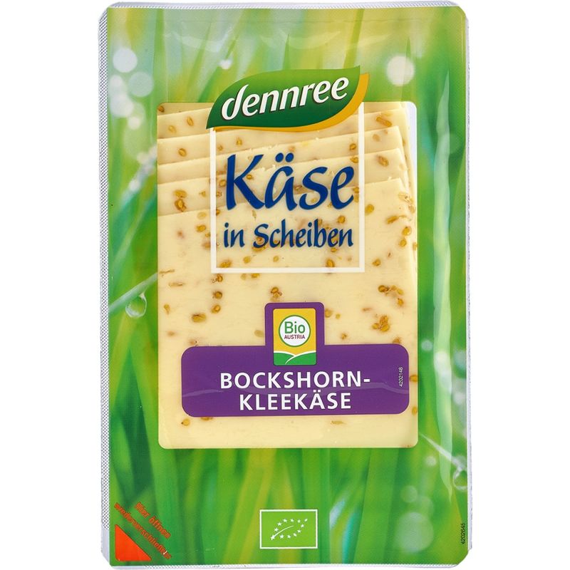 dennree Bockshornkleekäse, in Scheiben, 45% Fett i. Tr. - Produktbild