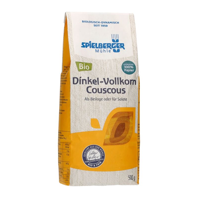 Spielberger Mühle Dinkel Couscous, vollkorn, kbA - Produktbild