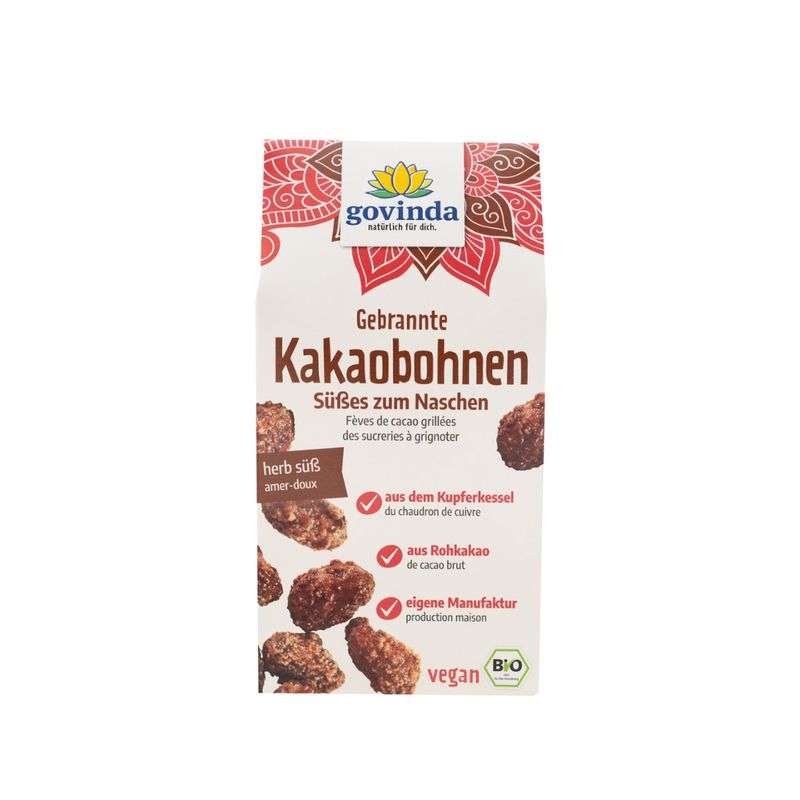 Govinda Gebrannte Kakaobohnen - Produktbild