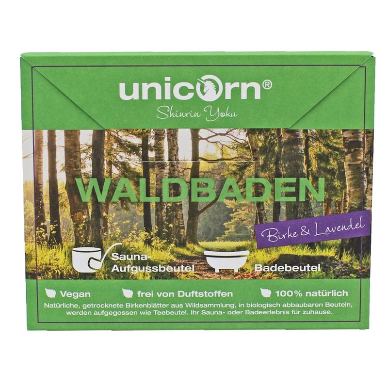 Unicorn unicorn® Shinrin Yoku Aufgussbeutel Waldbaden Birke & Lavendel - Produktbild