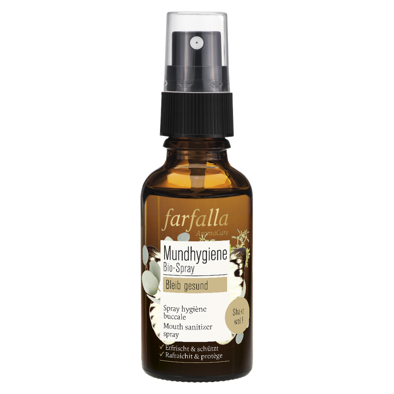 farfalla bleib gesund, Pfefferminze Mundhygiene Spray, 30ml - Produktbild