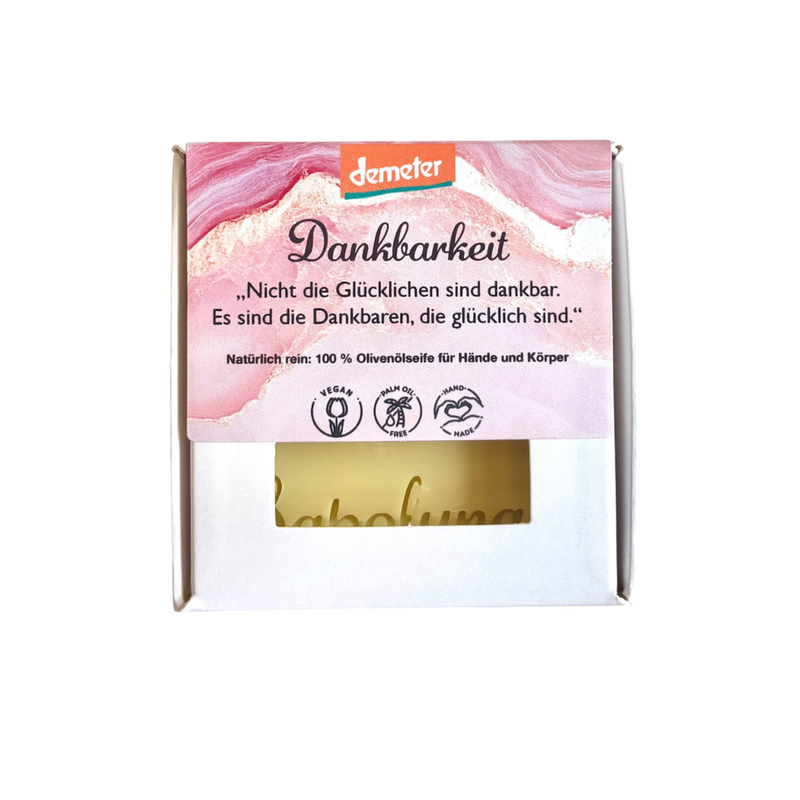 Sapoluna Demeter Olivenöl-Seife Dankbarkeit - Produktbild