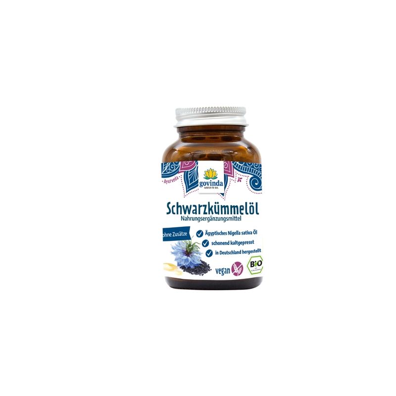 Govinda Schwarzkümmelöl-Kapseln - Produktbild