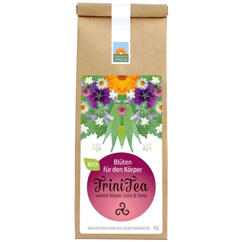 Kräutergarten Pommerland TriniTea - Bio Blütentee in der Papiertüte - Produktbild