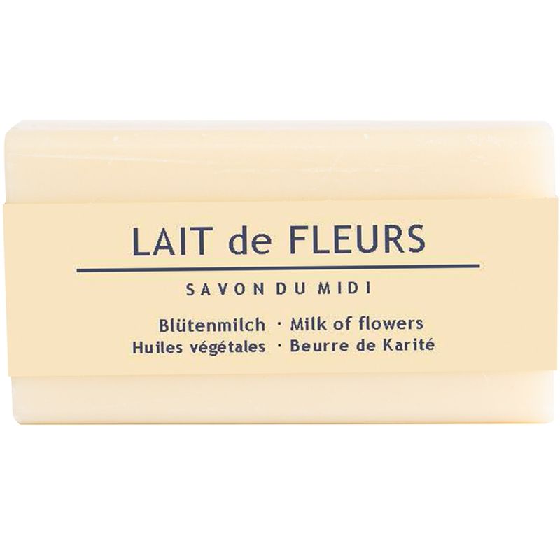 Savon du Midi Seife mit Karité Butter Lait de Fleurs/ Blütenmilch / Milk of flowers 100g - Produktbild