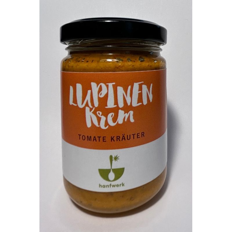hanfwerk Feinkostmanufaktur UG Lupinenkrem Tomate Kräuter - Produktbild