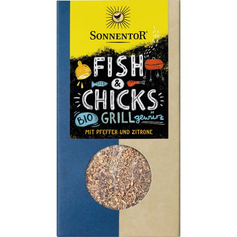 Sonnentor Fish & Chicks Grillgewürz, Packung - Produktbild