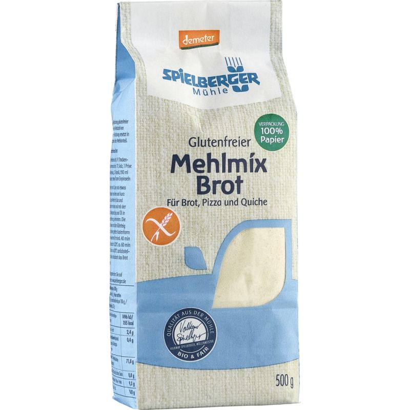 Spielberger Mühle Mehlmix Brot, glutenfrei, demeter - Produktbild