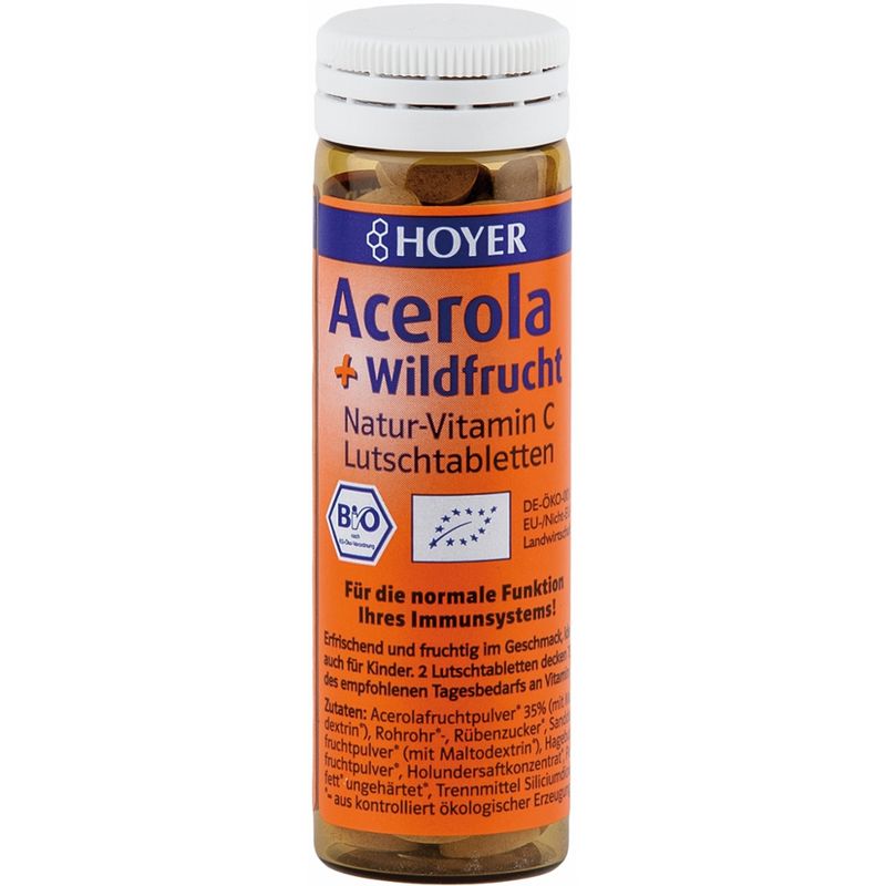 HOYER Acerola + Wildfrucht Lutschtabletten - Produktbild