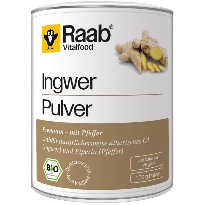 Raab Vitalfood BIO Ingwer Premium mit Pfeffer - Produktbild