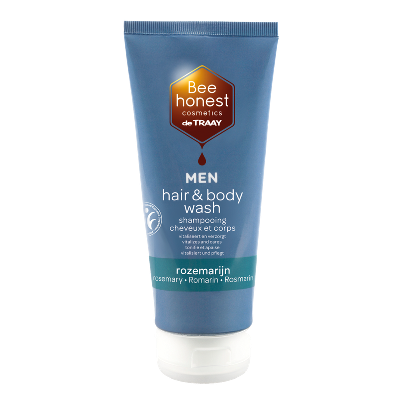 Bee honest cosmetics Bee honest cosmetics Men Hair & Body wash Rosmarin 200ML - Produktbild