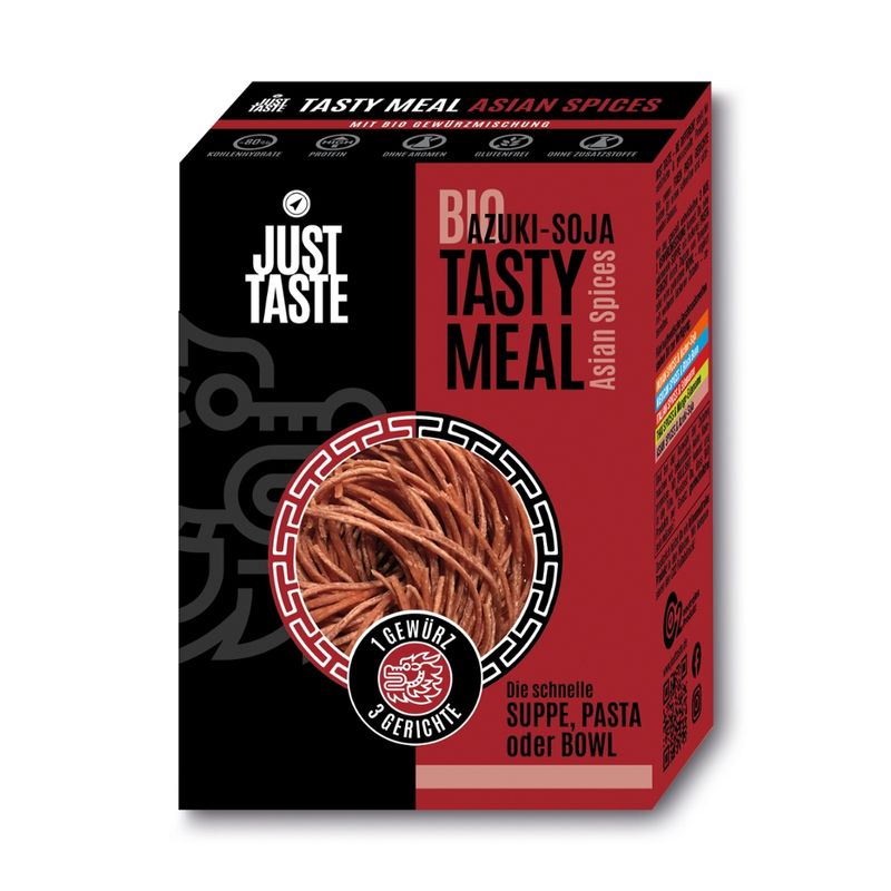 Just Taste Bio Azuki-Soja Asian Spices Tasty Meal - Produktbild