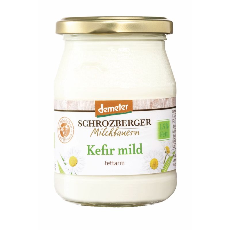 Schrozberger Milchbauern fettarmer Kefir mild 250g - Produktbild