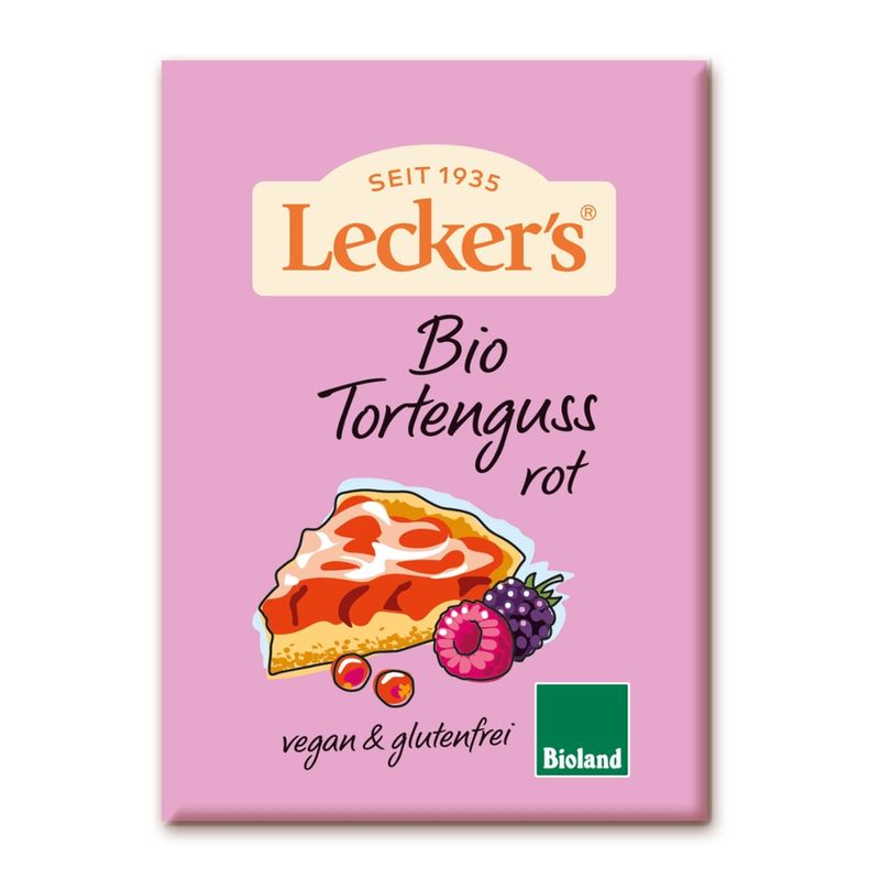 Lecker´s Bio Tortenguss rot - Produktbild