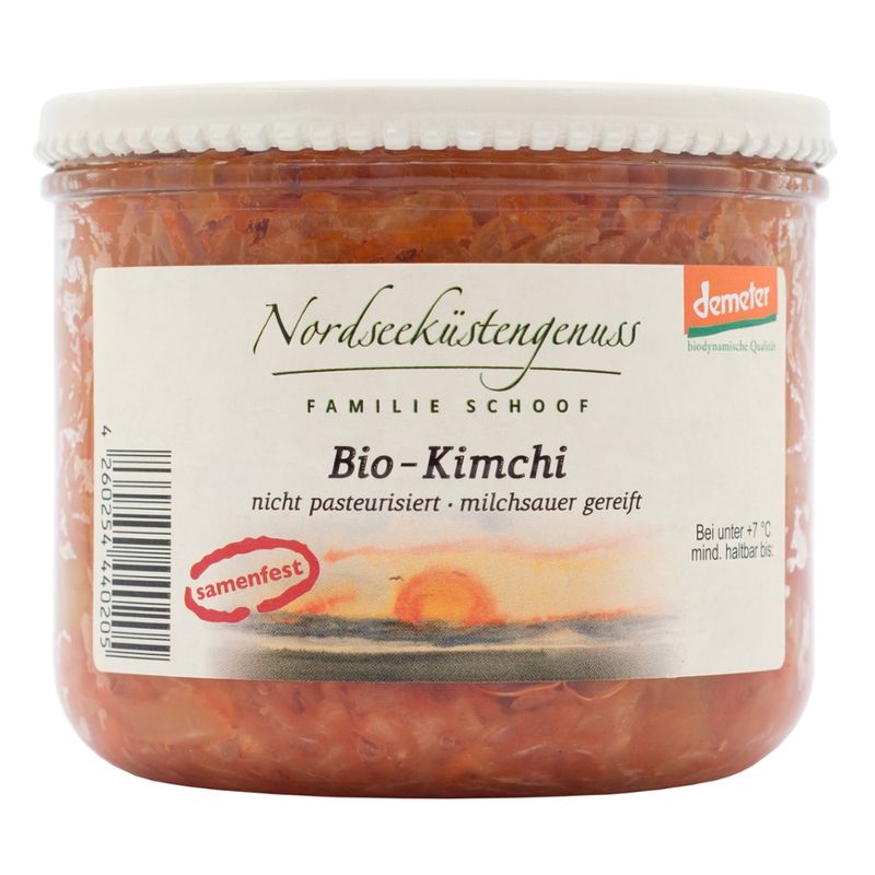 Nordseeküstengenuss Bioaktives Kimchi im Glas - Produktbild