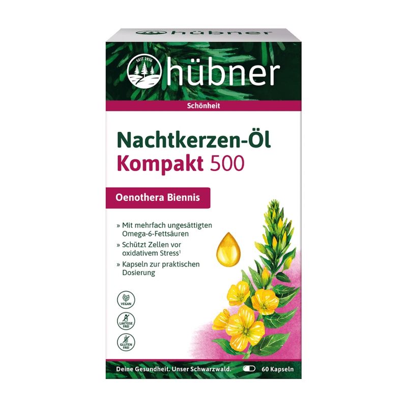 Hübner hübner® Nachtkerzen-Öl Kompakt 500 - Produktbild